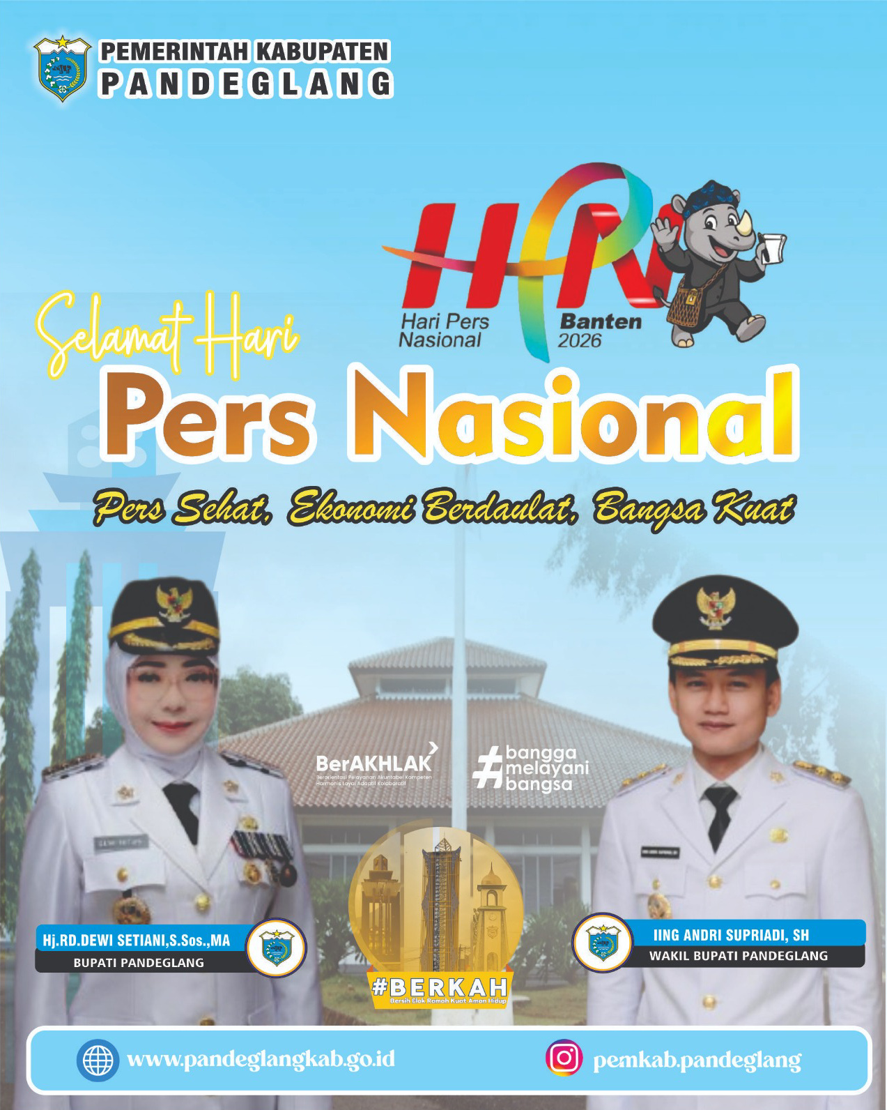 Pemkab Pandeglang beri selamat HPN Tahun 2026