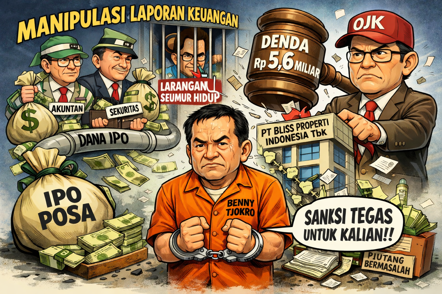 OJK Jatuhkan Denda Rp5,6 Miliar dalam Kasus IPO POSA‎